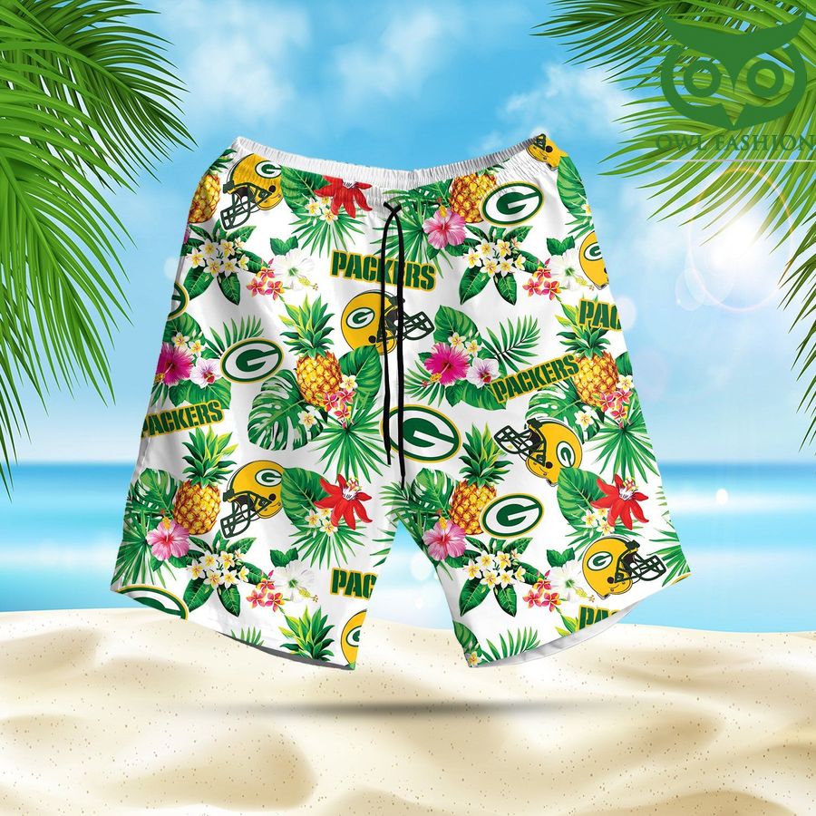 Packers Hawaiian Shirt Summer Wear ButtonDown Shirts Beach