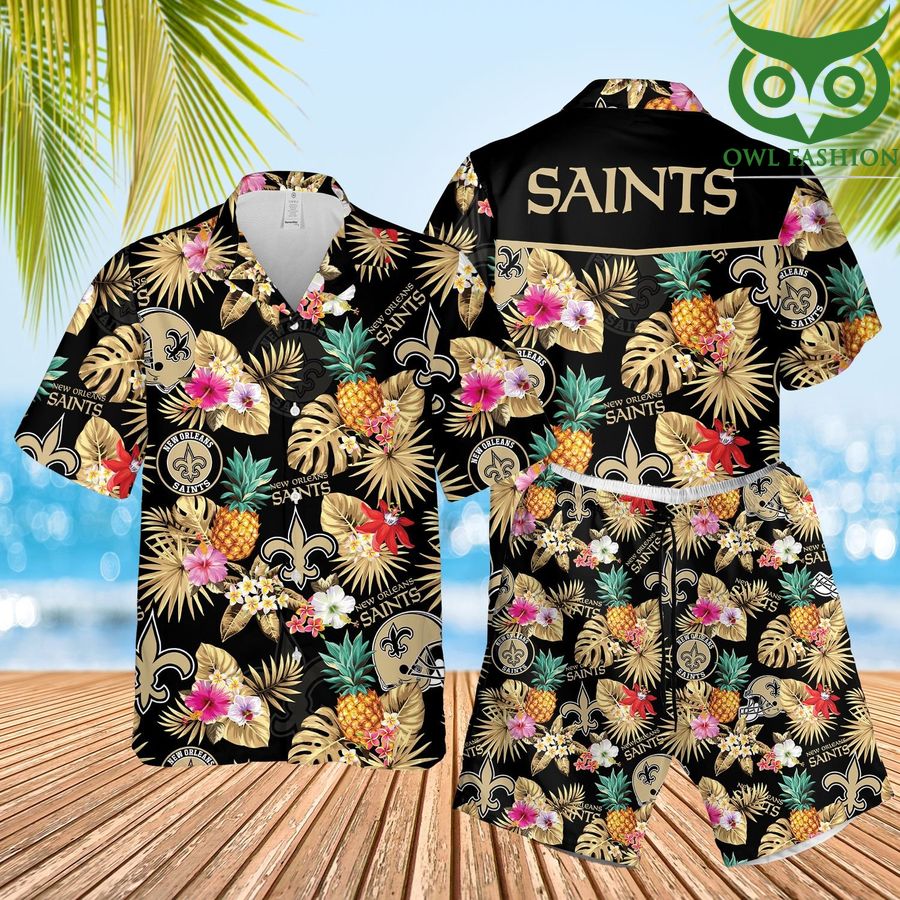 5 NFL New Orleans Saints Sport Fans Hawaii Style Hawaiian Outfit