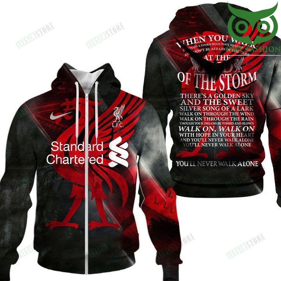43 Liverpool FC Standard Chartered dont be afraid of the dark 3D Shirt