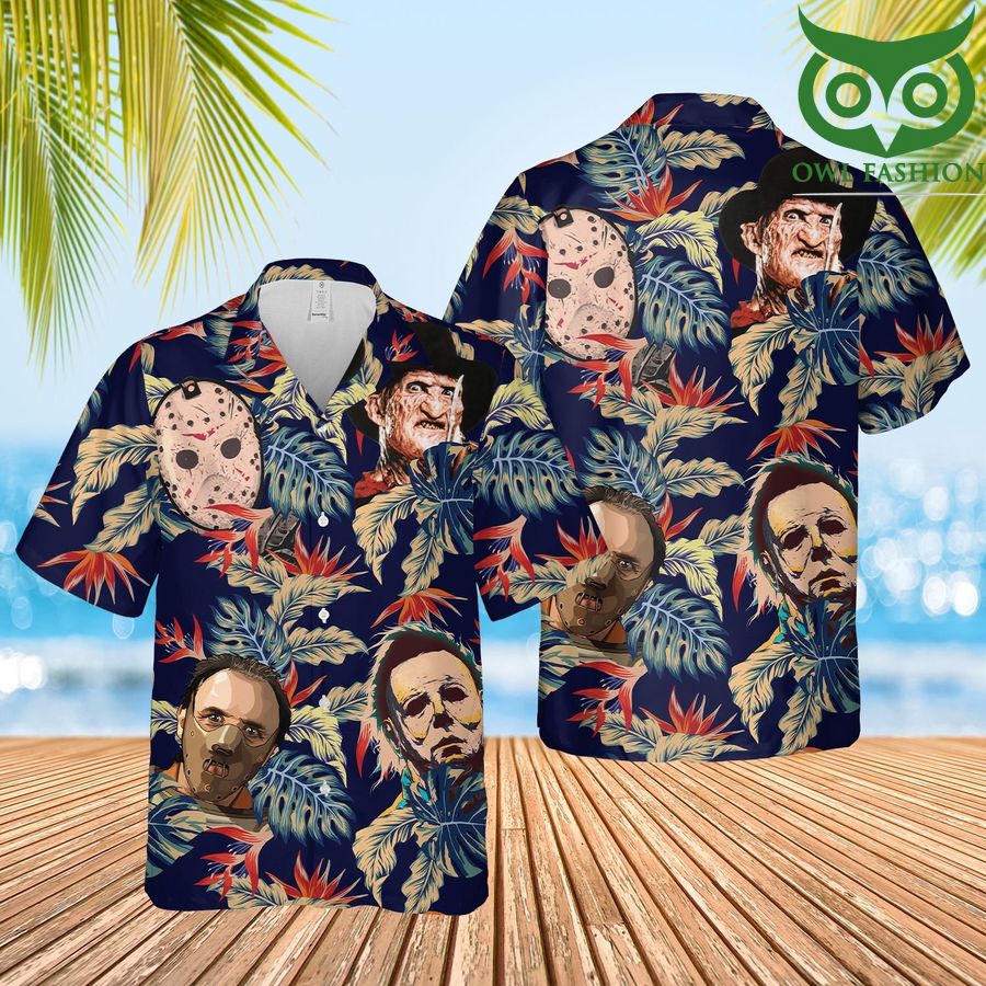 16 Horror Creepypasta characters 3D Hawaii shirt