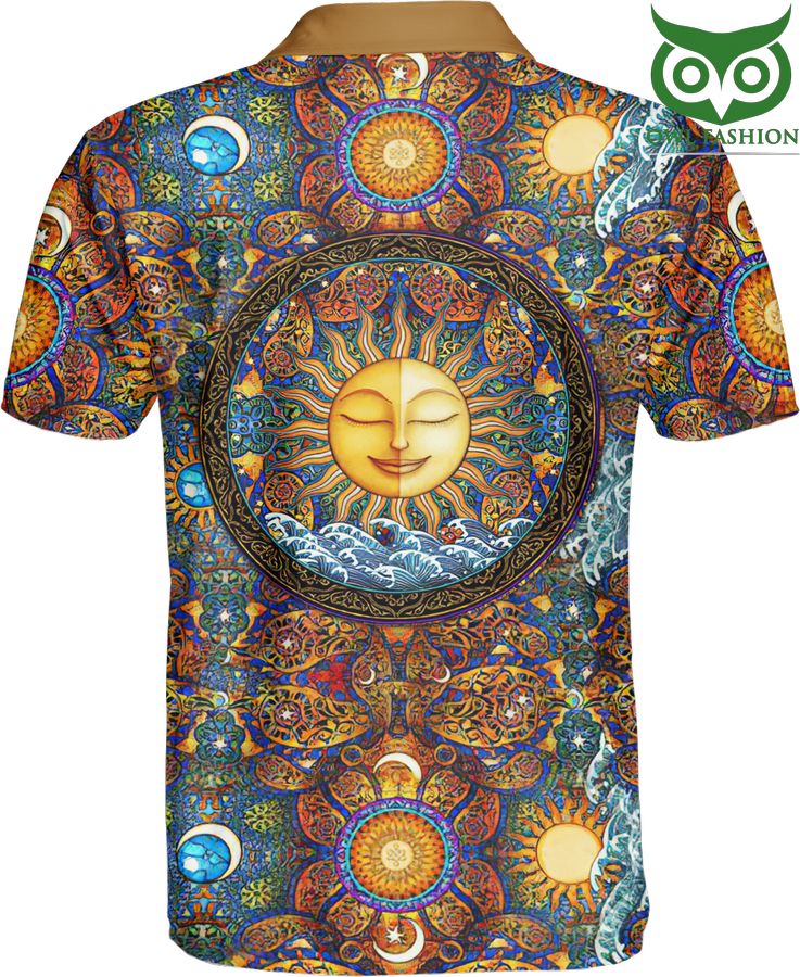 347 HIPPIE LIMITED EDITION sun pattern light 3D Shirt