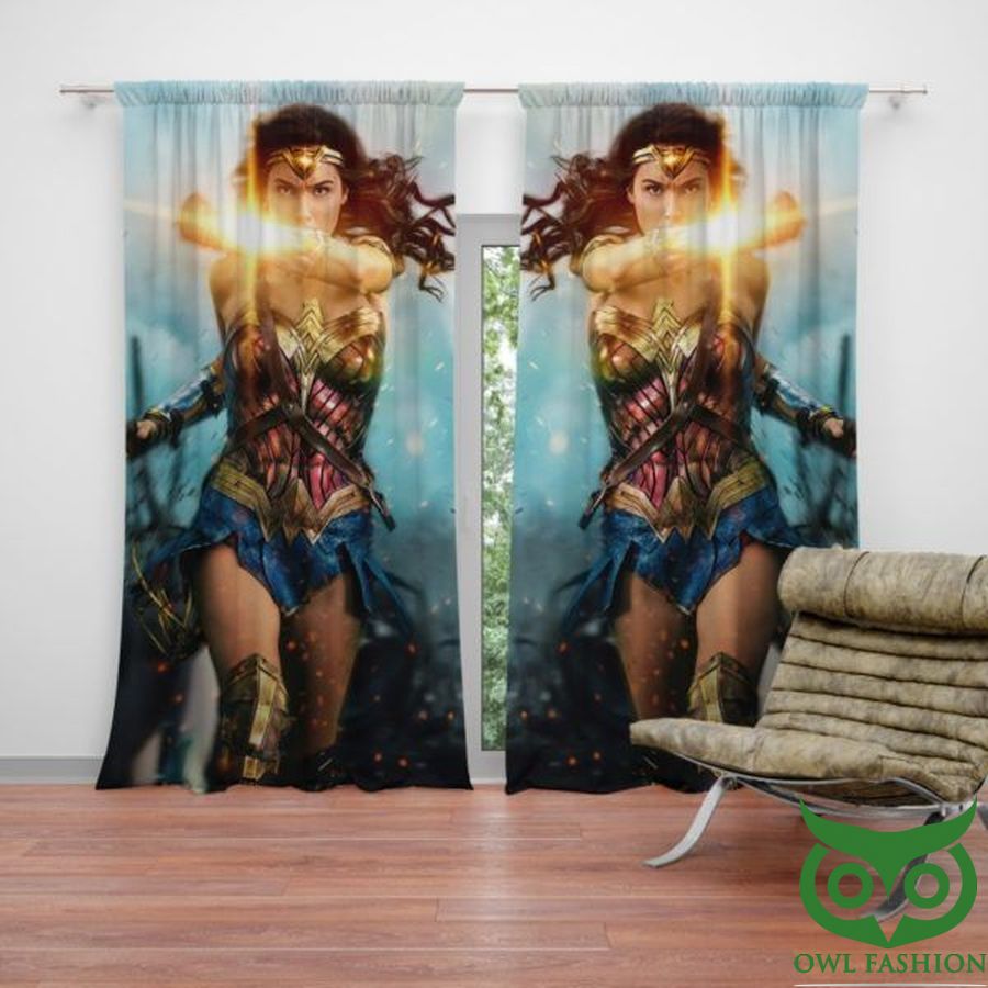 29 Wonder Woman Diana Prince Gal Gadot Window Curtain