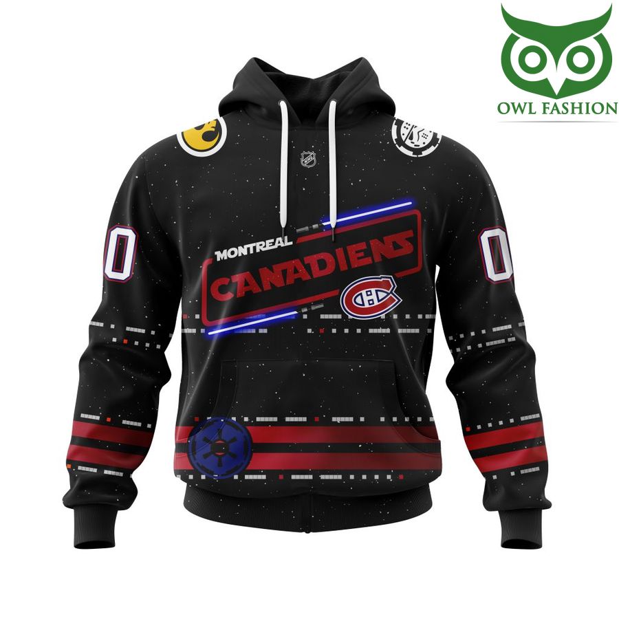 146 Custom Name Number NHL Montreal Canadiens Star Wars May The 4th Be With You 3D Shirt