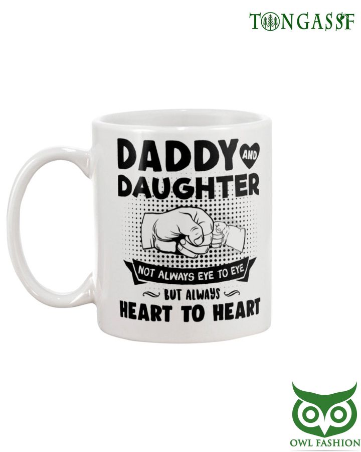 41 Daddy and daughter fist bump Hand and hand mug