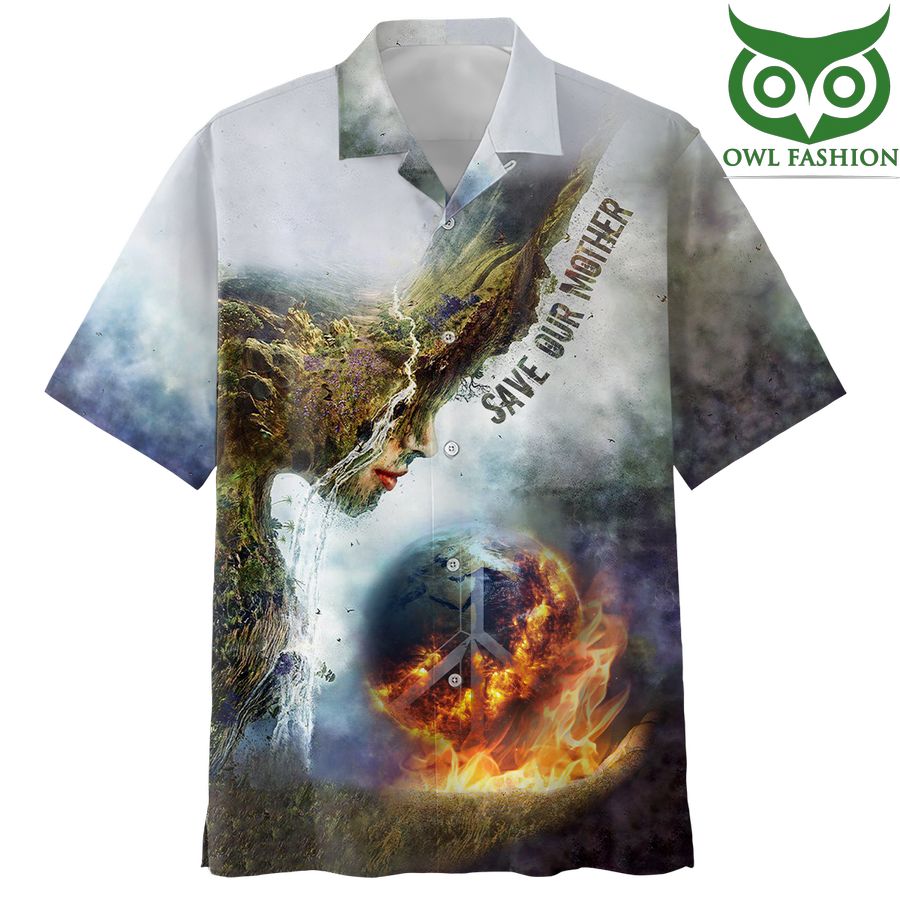 258 HIPPIE LIMITED EDITION Save our mother nature 3D Shirt