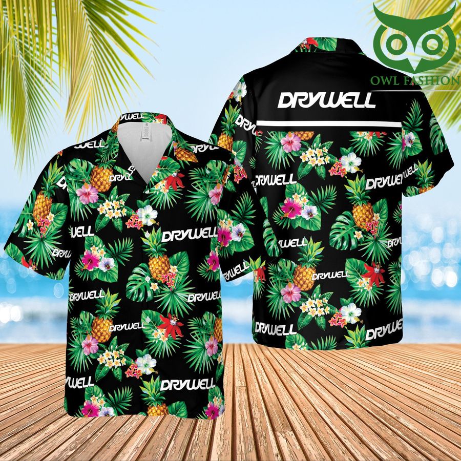 6 Drywell Condoms pineapple green leaves Hawaiian Shirt