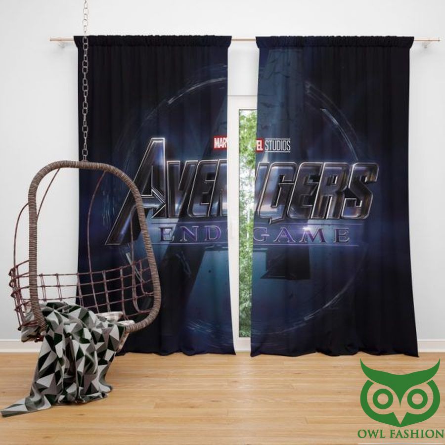 11 Avengers Endgame Movie Marvel Comics Window Curtain