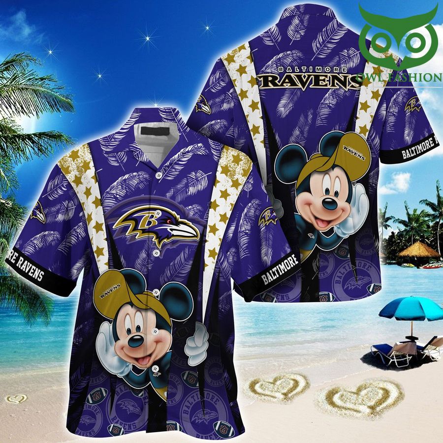 69 Baltimore Ravens Mickey Hawaiian Shirt