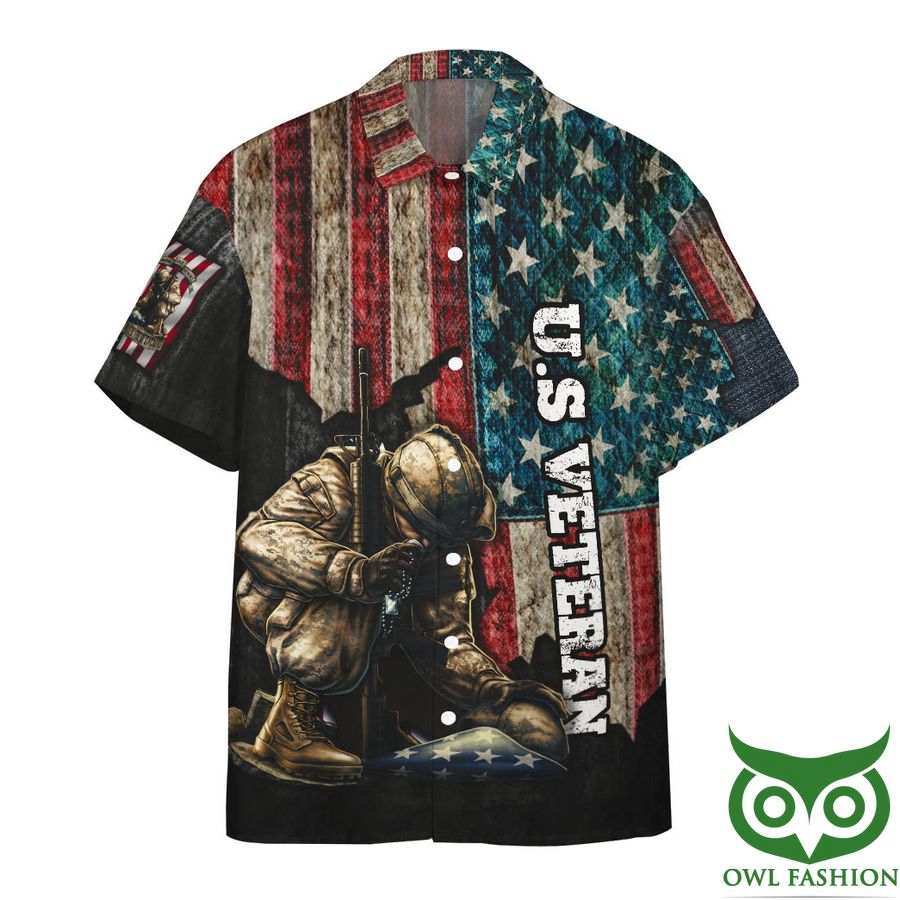 3D Memorial Day Veteran Custom Hawaiian Shirt