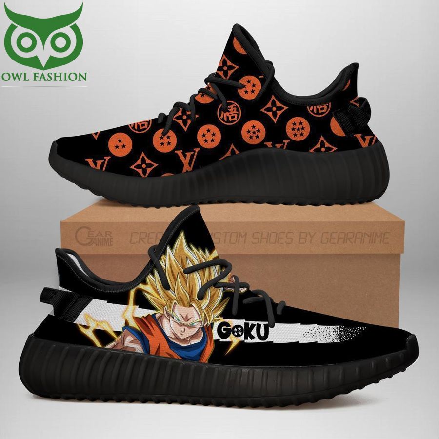 Goku Super Saiyan Yeezy Shoes Dragon Ball Z Sneakers Fan Gift Replica