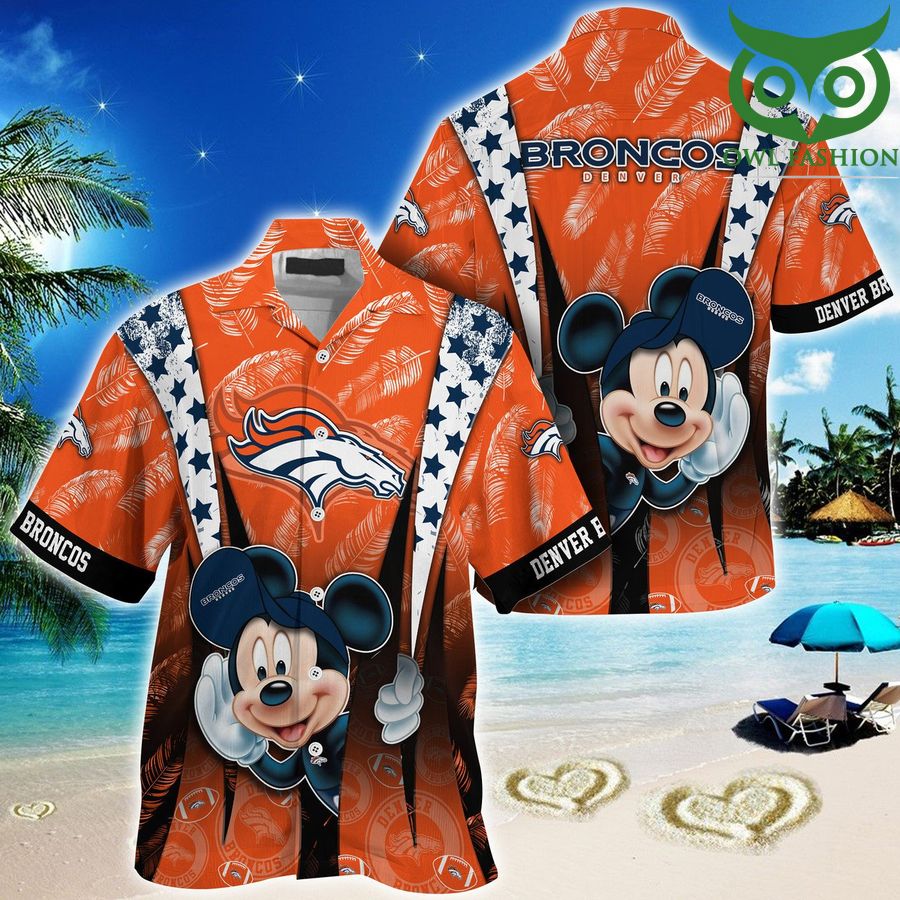 Denver Broncos Mickey Hawaiian Shirt