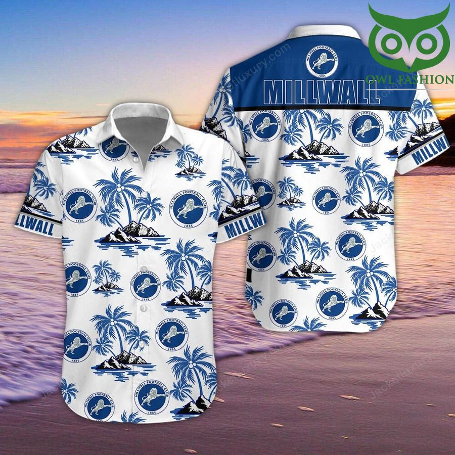 EFL Championship Millwall F.C Hawaiian Shirt Summer Shirt 