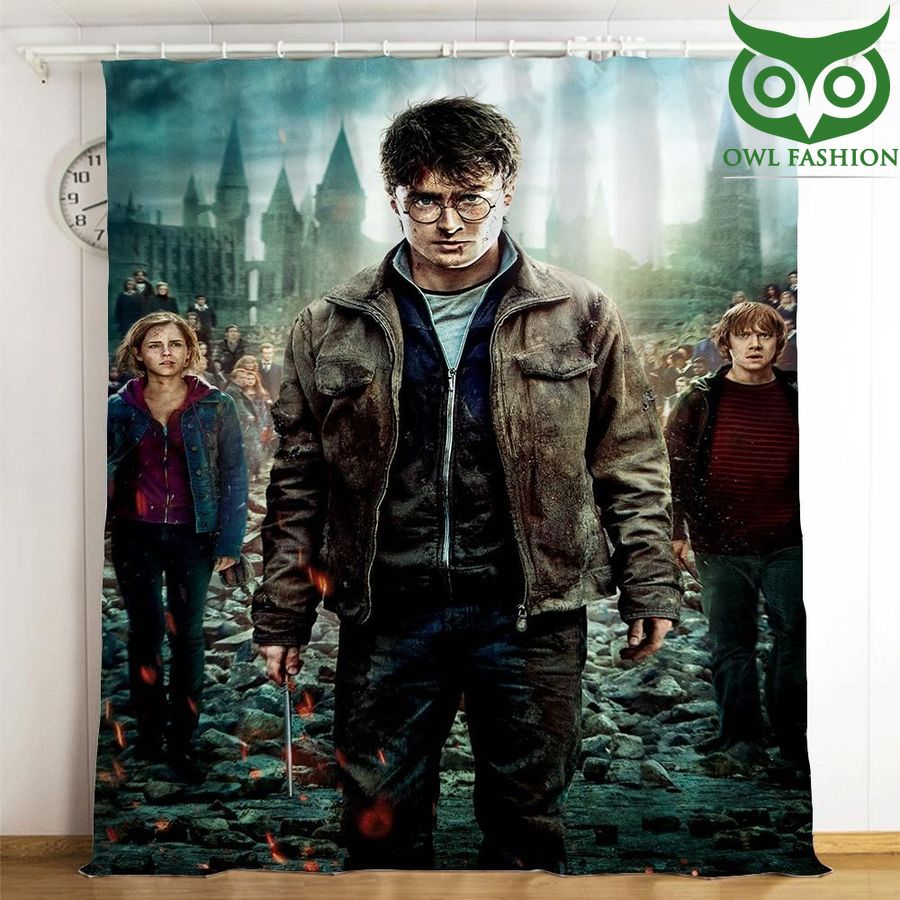 Harry Potter Magic Boy 3d Printed waterproof house and room decoration shower window curtains