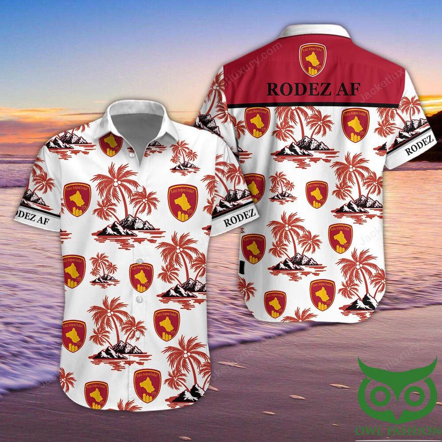 Rodez Aveyron Football Short-Sleeve Hawaiian Shirt