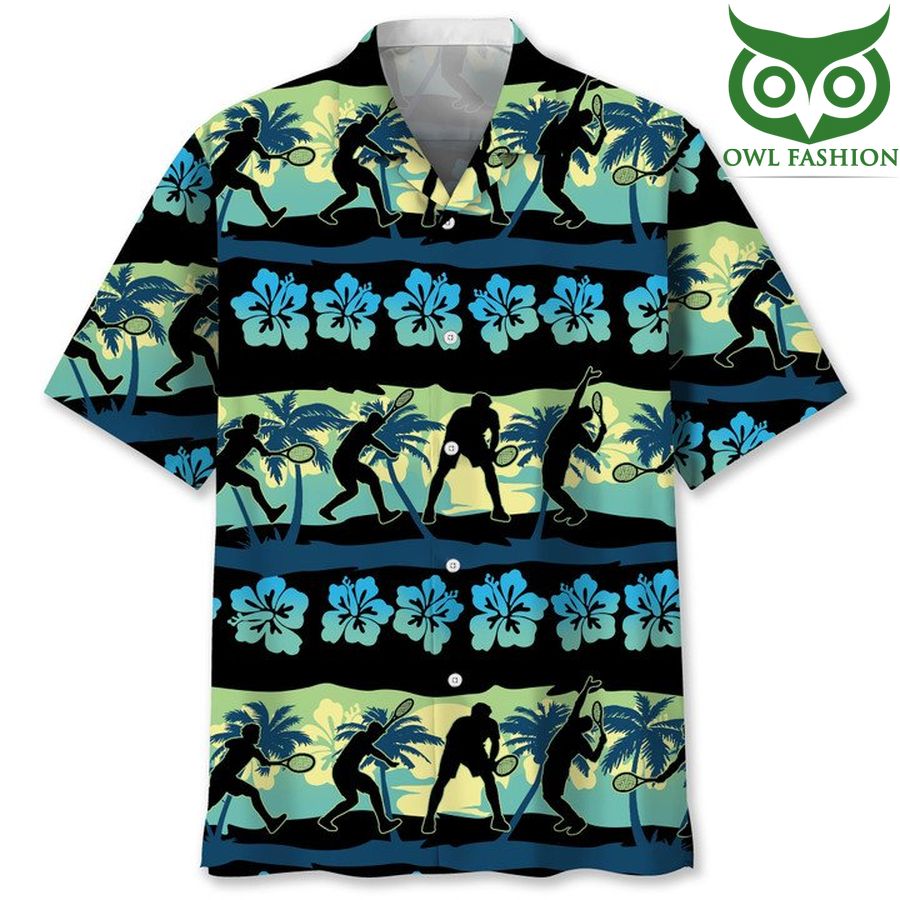 TENNIS NATURE tropical BEACH Hawaiian shirt