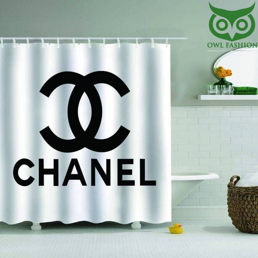 PREMIUM Chanel luxury style Window shower curtain set waterproof room decoration