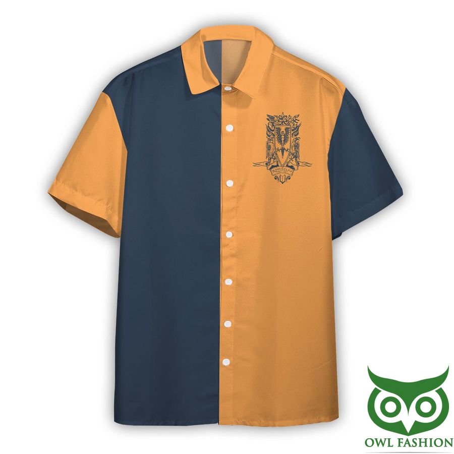 Harry Potter Ravenclaw Show Your Wisdom Blue Orange Hawaiian Shirt