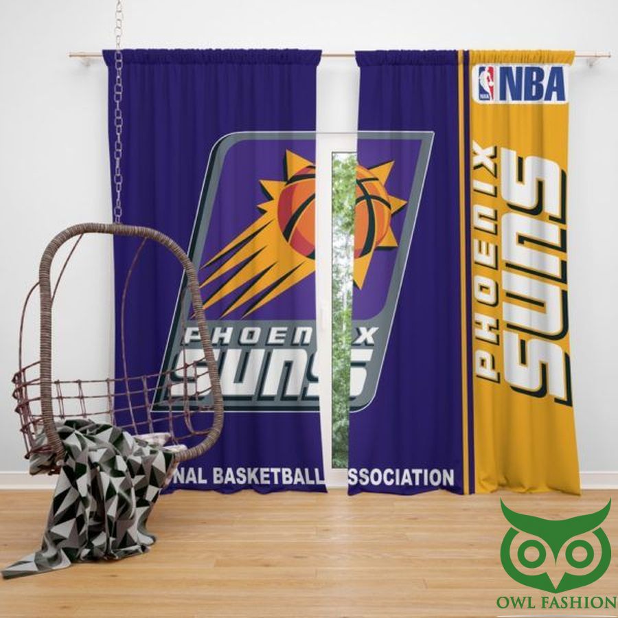 Phoenix Suns NBA Basketball Team Logo Window Curtain