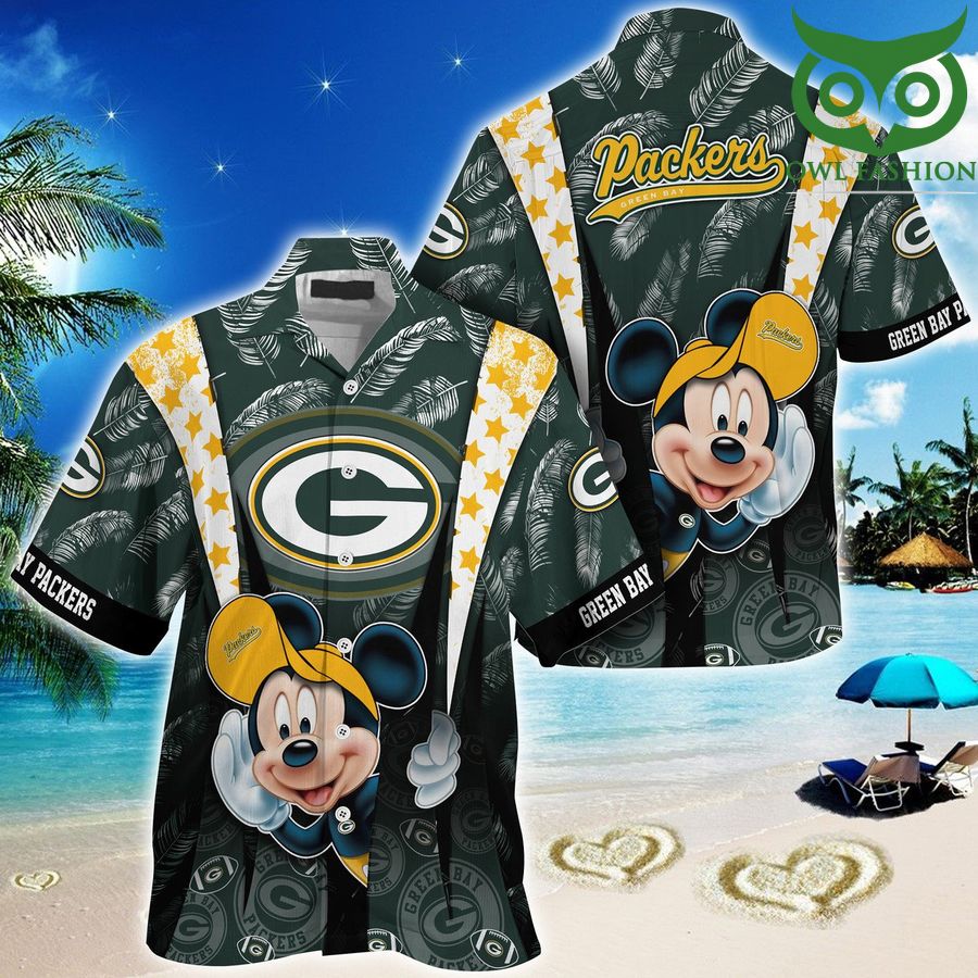 Green Bay Packers Mickey Hawaiian Shirt