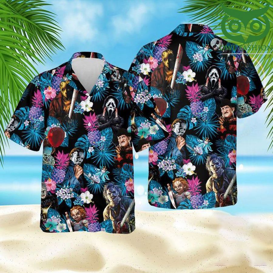 Horror Character Aloha Hawaiian Shirt