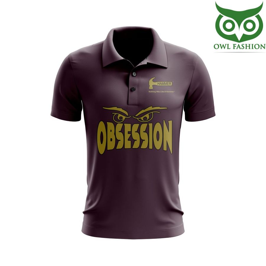 Special Hammer Obsession Tour Bowling Polo Jersey 3D Shirt