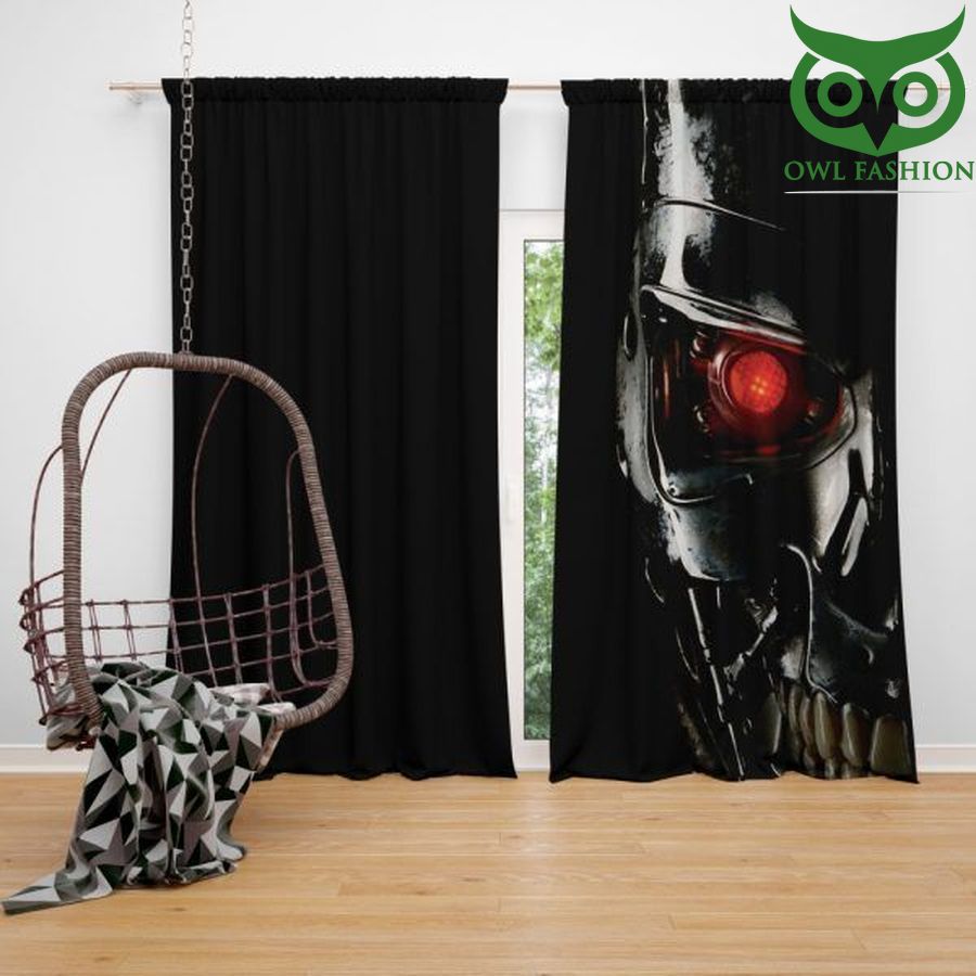 Terminator Movie Genisys waterproof house and room decoration shower window curtains