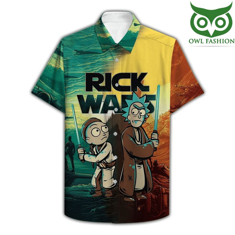 Rick and Morty cartoon Rick Wars 3D Shirt