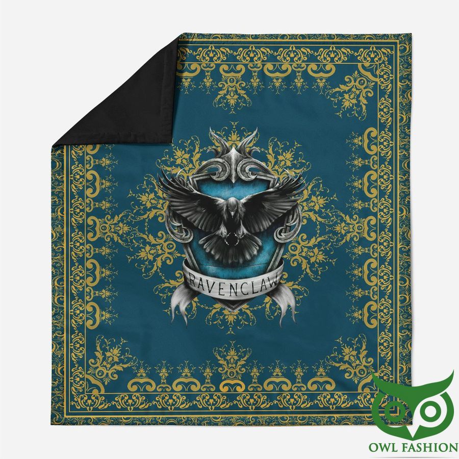 3D Harry Potter Ravenclaw Eagle Blue Quilt Blanket