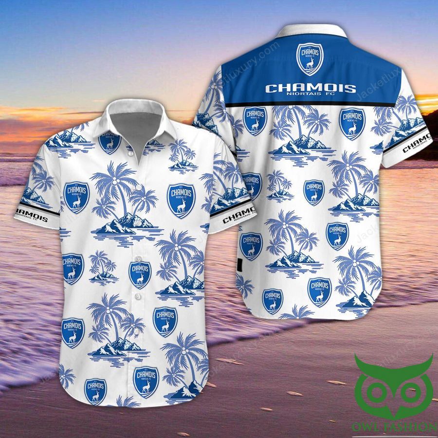 Chamois Niortais FC Short-Sleeve Hawaiian Shirt