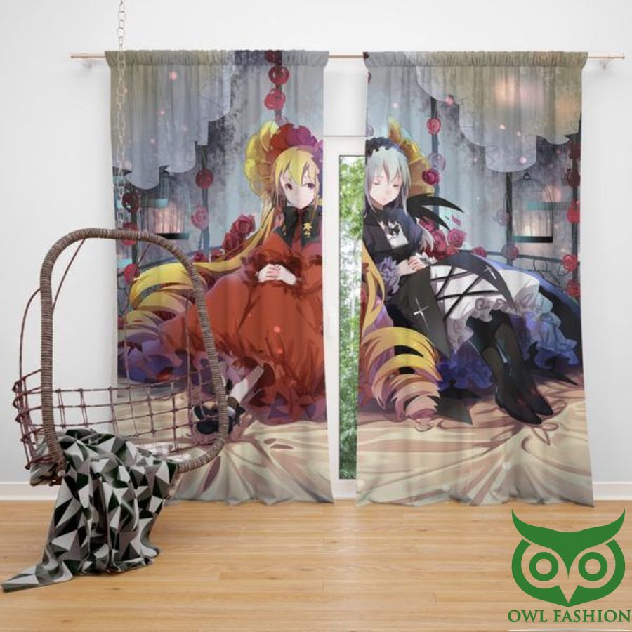 Shinku Suigintou Rozen Maiden Anime Girls Bedroom Window Curtain