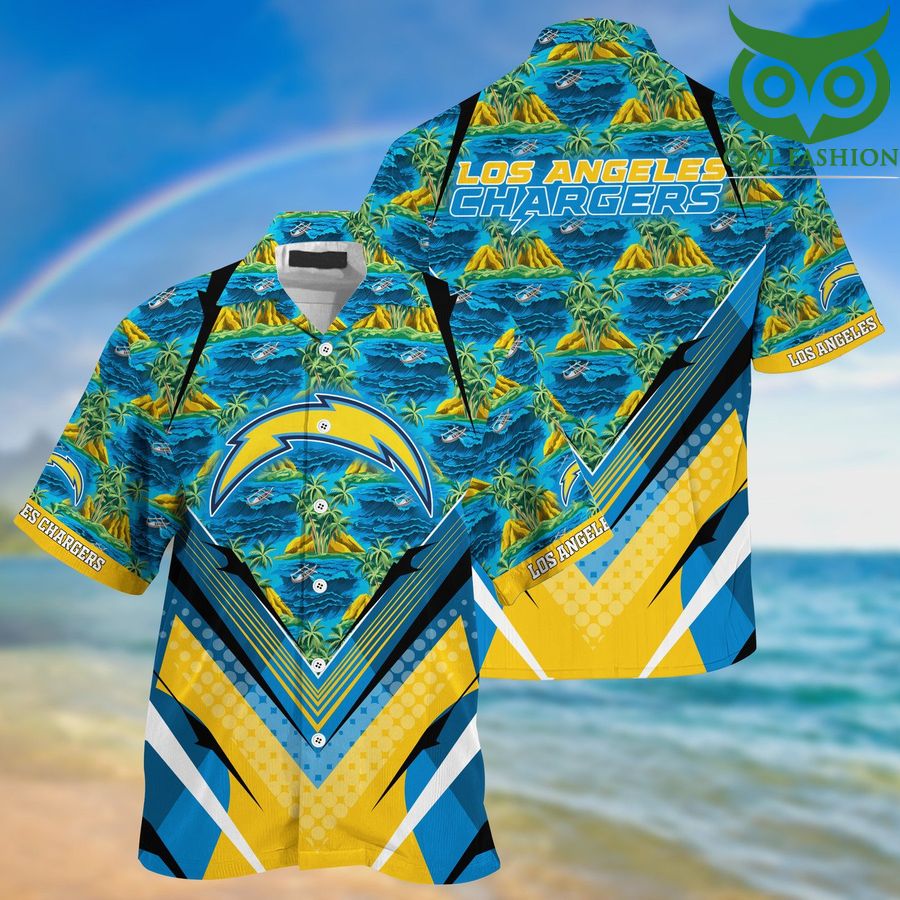 Los Angeles Chargers Tropical Summer Hawaiian Shirt