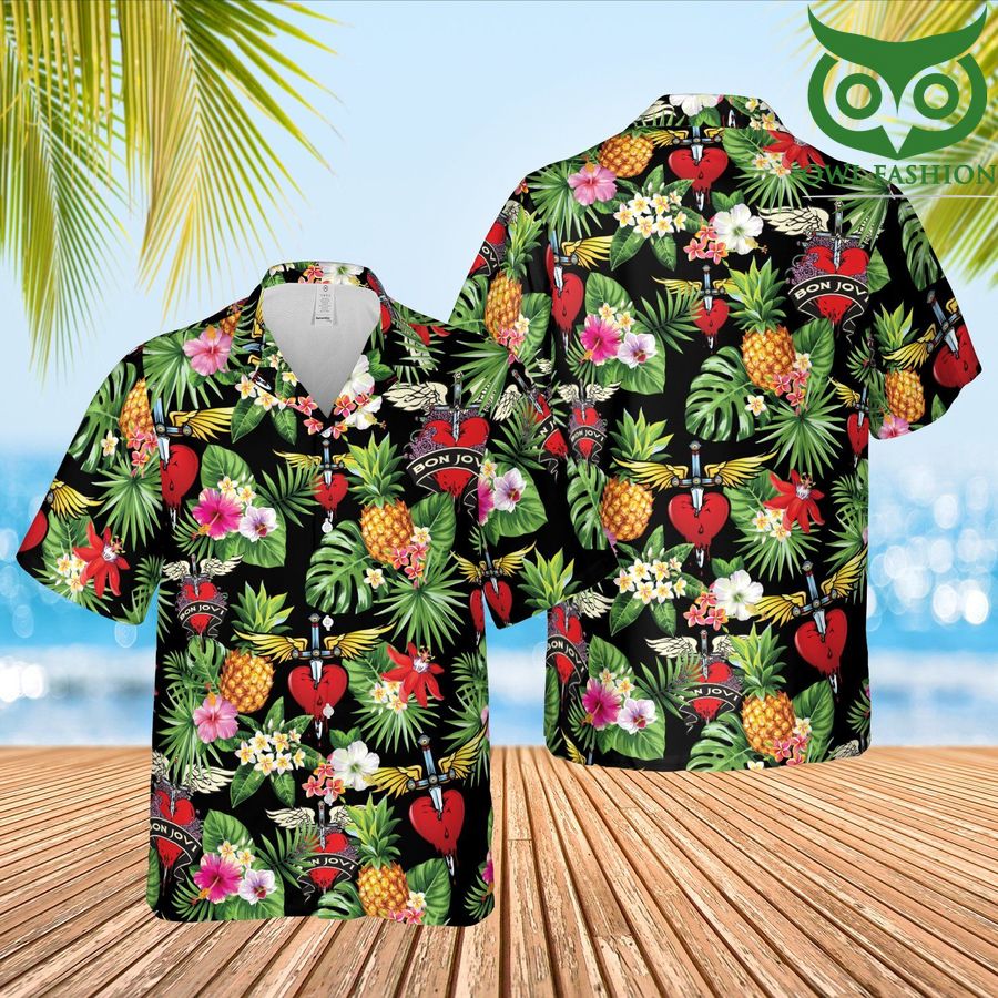 Bon Jov Hawaii Style Hawaiian Shirt