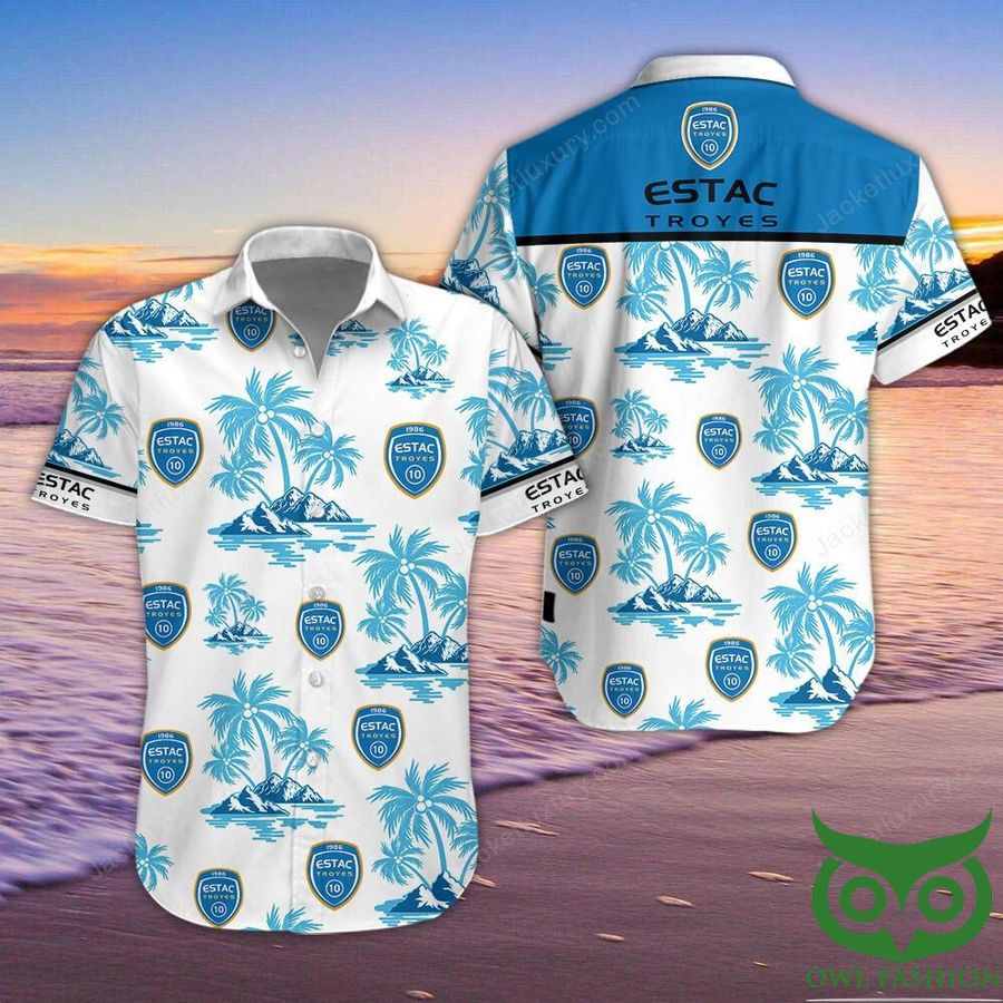 ESTAC Troyes Short-Sleeve Hawaiian Shirt