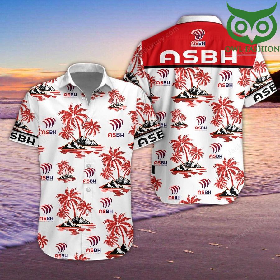 AS Beziers Herault Hawaiian Shirt Hawaiian Shirt summer button up