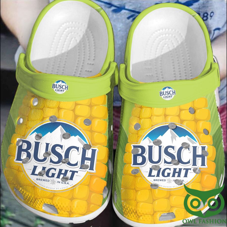 Busch Light Corn Crocs Shoes