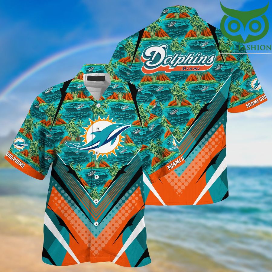 Miami Dolphins Tropical Summer Hawaiian Shirt