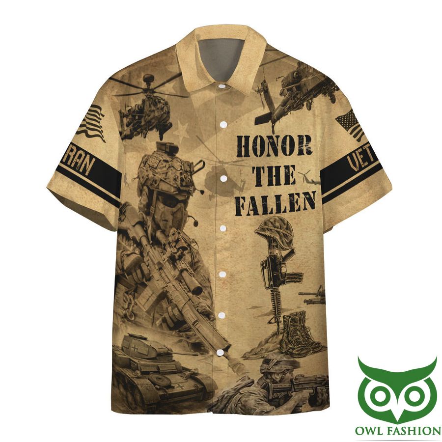 3D Honor The Fallen Custom Hawaii Shirt