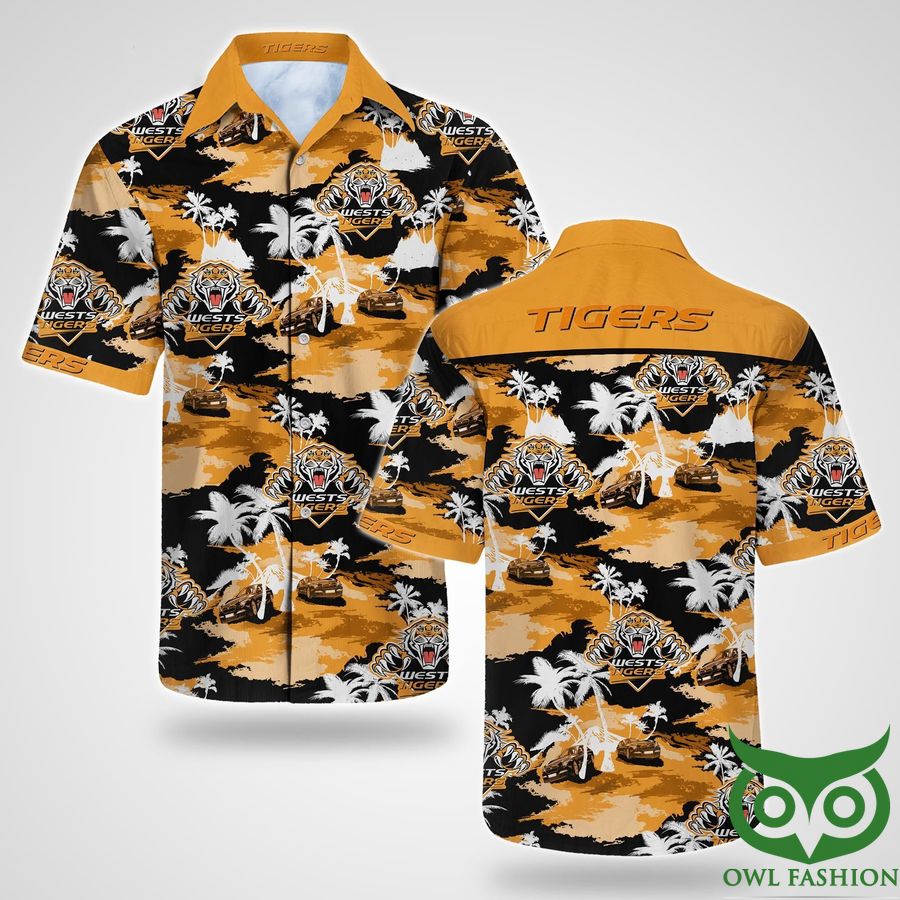 Wests Tigers Tommy Bahama Hawaiian Shirt