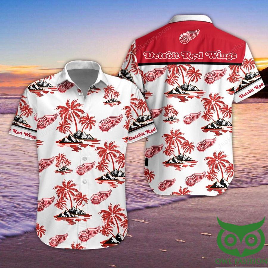 Detroit Red Wings Summer Shirt Hawaiian Shirt