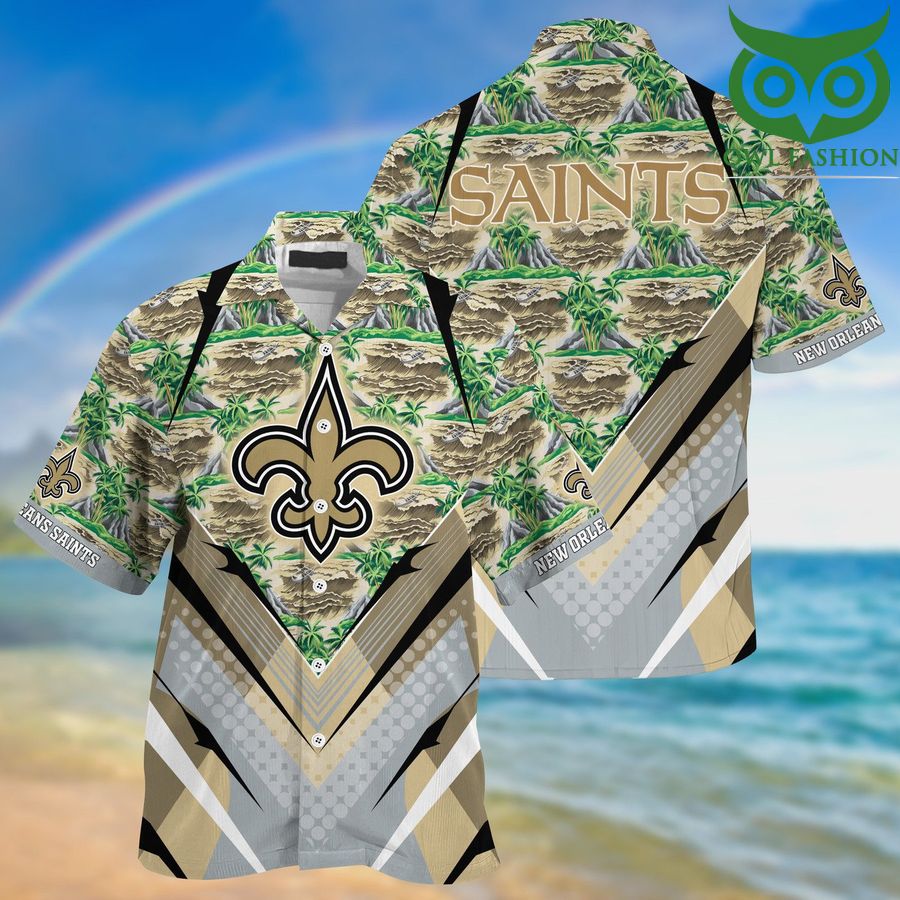 New Orleans Saints Tropical Summer Hawaiian Shirt