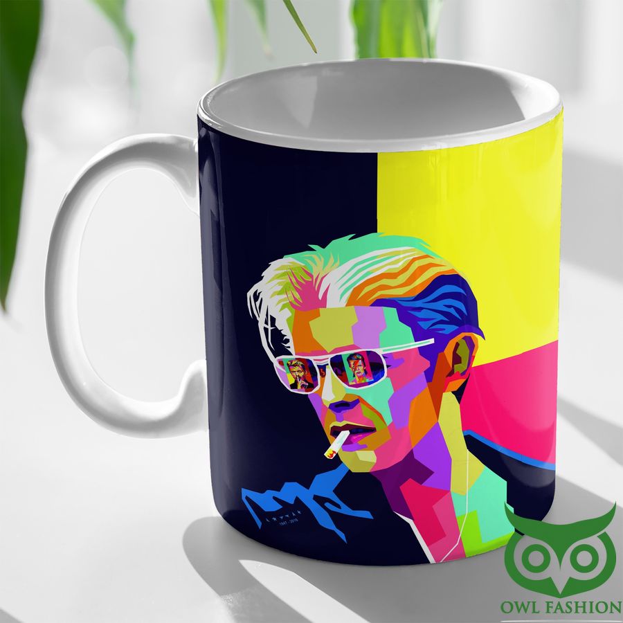 The Chameleon of Rock David Bowie Artist Colorful Mug 