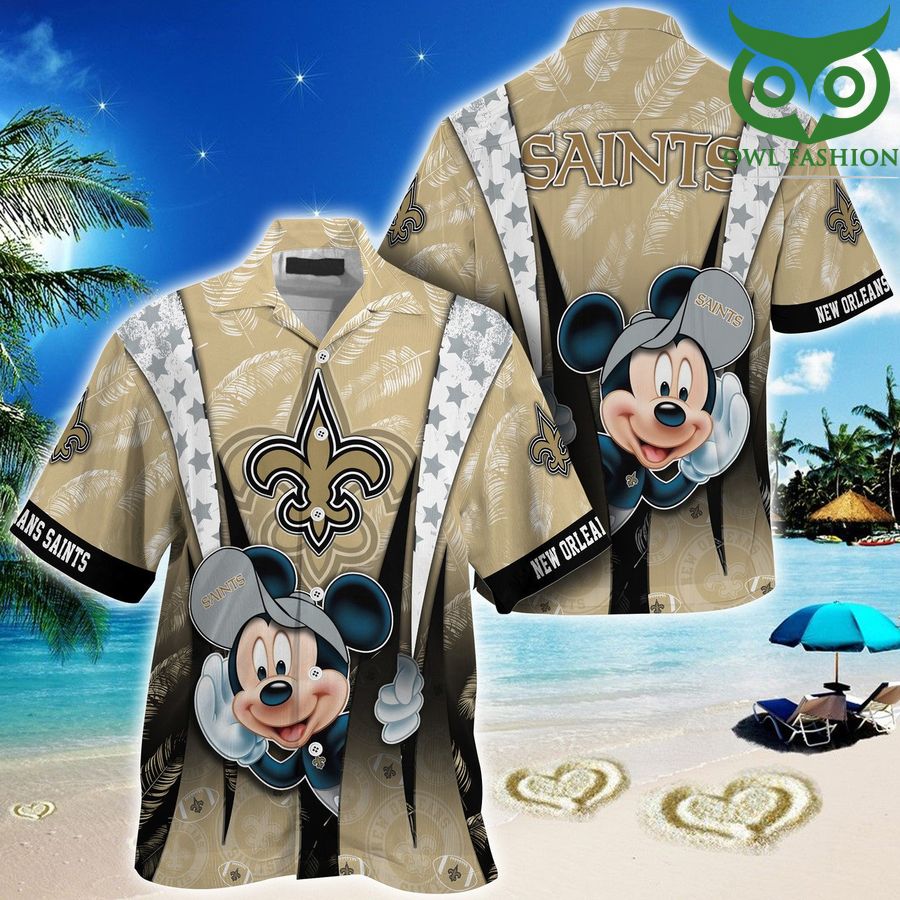 New Orleans Saints Mickey Hawaiian Shirt