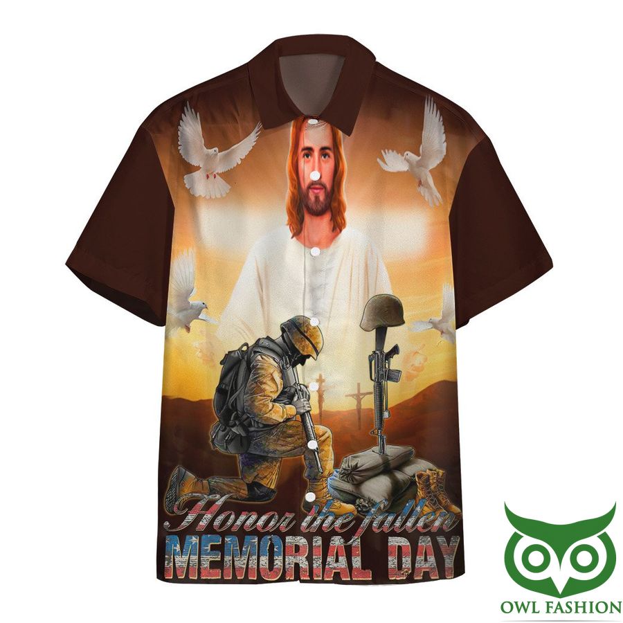 3D Memorial Day Honor The Fallen Veteran Custom Hawaiian Shirt