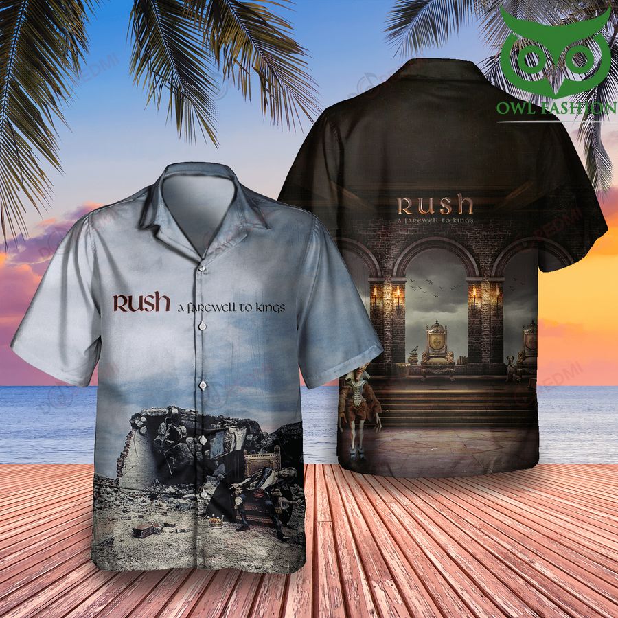 Rush Rock Band A Farewell to Kings Hawaiian Shirt