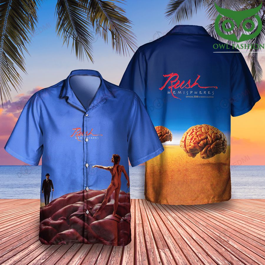 Rush Rock Band Hemispheres Hawaiian Shirt