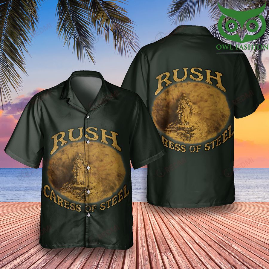 Rush Rock Band Caress of Steel Hawaiian Shirt