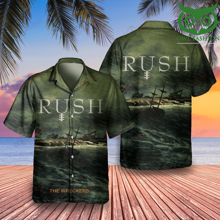 Rush Rock Band The Wreckers Hawaiian Shirt