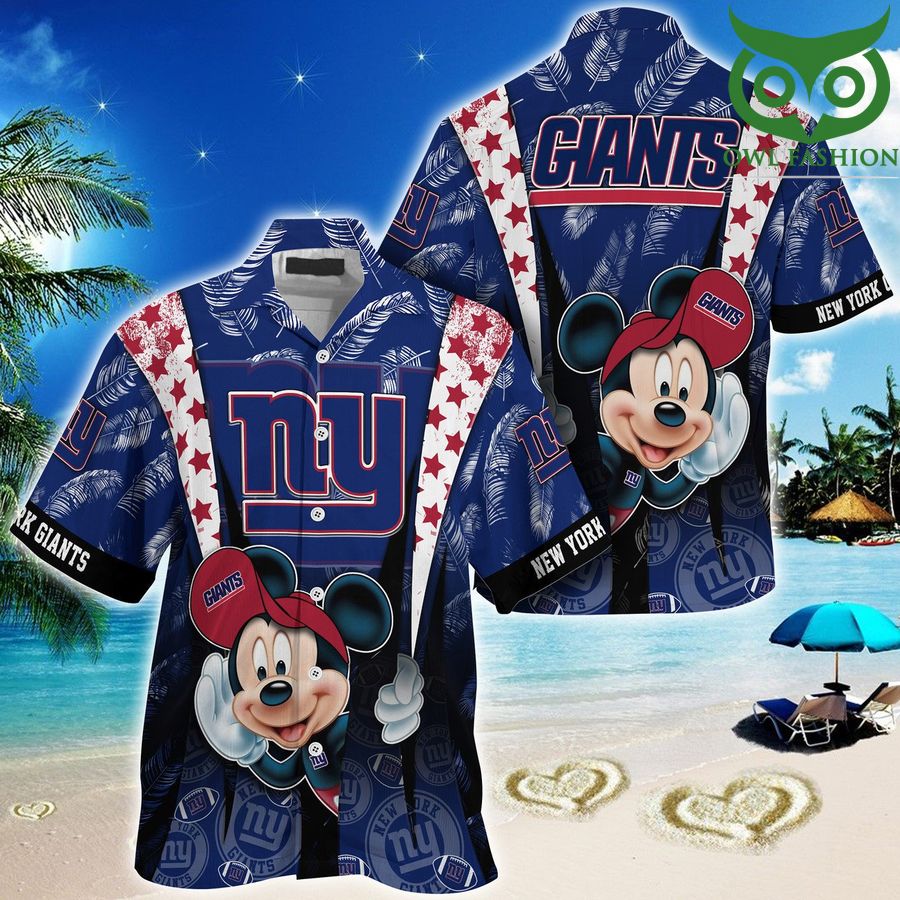 New York Giants Mickey Hawaiian Shirt