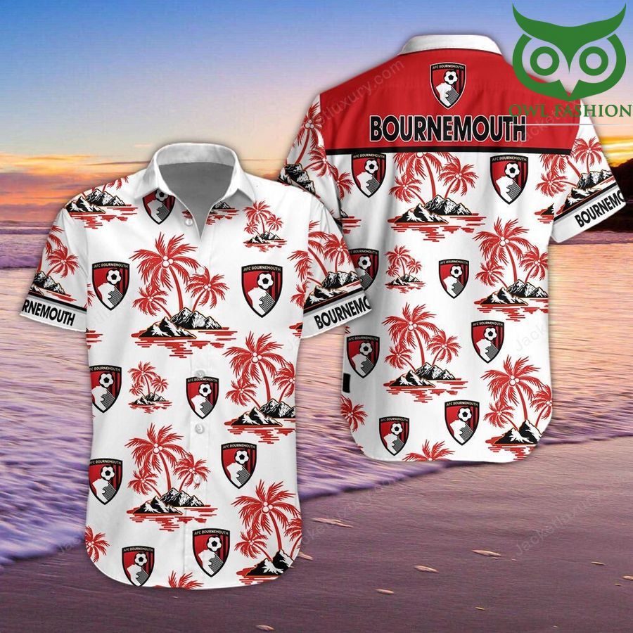 EFL Championship A.F.C. Bournemouth Hawaiian Shirt Summer Shirt 