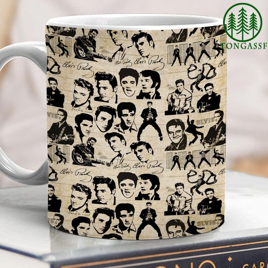 19 The King Elvis Presley vintage 3D printed mug